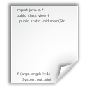 text java file document icon