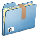 blue download alt descending fall decrease down descend icon