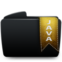 Black, Folder, Java Icon