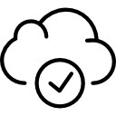 Cloud computing icon