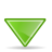 sort down green descend download fall decrease descending icon
