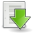 move waiting down alternative descend download fall decrease descending icon