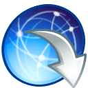 web down descend download fall decrease descending icon