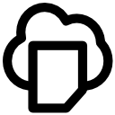 Cloud computing icon