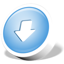 webdev arrow down descend download fall decrease descending icon