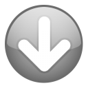 down descend download fall decrease descending icon