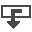 download descending fall decrease down descend icon