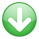 down descend download fall decrease descending icon