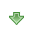 down alt descend download fall decrease descending icon