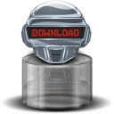 download descending fall decrease down descend icon