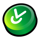 download descending fall decrease down descend icon