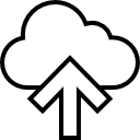 Computing cloud icon