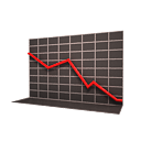 going down descend download fall decrease descending icon