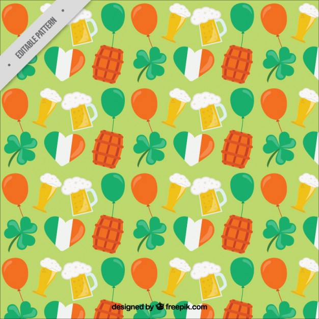 Saint Patrick elements pattern screenshot
