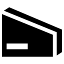 media level decrease icon