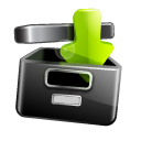 download descending fall decrease down descend icon