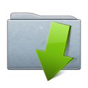 folder graphite download descending fall decrease down descend icon