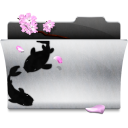 download folder descending fall decrease down descend icon