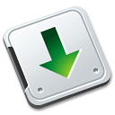 folder download descending fall decrease down descend icon