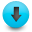 down descend download fall decrease descending icon