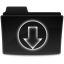 download descending fall decrease down descend icon