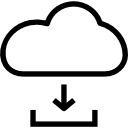 Cloud computing icon