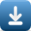 arrow bottom download descending fall decrease down descend icon