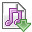 music down descend download fall decrease descending icon