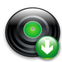 disc down disk save descend download fall decrease descending icon