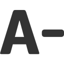 decrease font icon