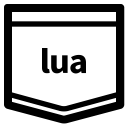 coding, coding language, e learning, line, lua, scripting, tutorial icon