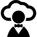 Cloud computing user icon