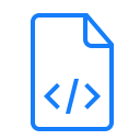 code, document icon
