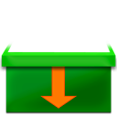 stacks download descending fall decrease down descend icon