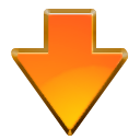 new down descend download fall decrease descending icon