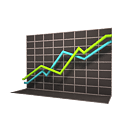 going up two bars ascend rise ascending upload increase decrease icon