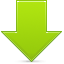 down descend download fall decrease descending icon