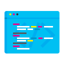 browser, clean code, develope idea, development, implementation, integration, programming icon