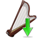 arpa down instrument descend download fall decrease descending icon