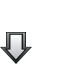 share arrow download descending fall decrease down descend icon