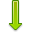 arrow down descend download fall decrease descending icon