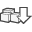 download descending fall decrease down descend icon
