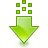 download descending fall decrease down descend icon