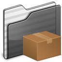 download folder black descending fall decrease down descend icon