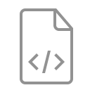 code, document icon