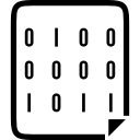 Binary code icon