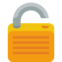 lock, open icon