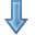 down descend download fall decrease descending icon