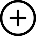 Round add button icon