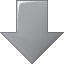arrow down descend download fall decrease descending icon